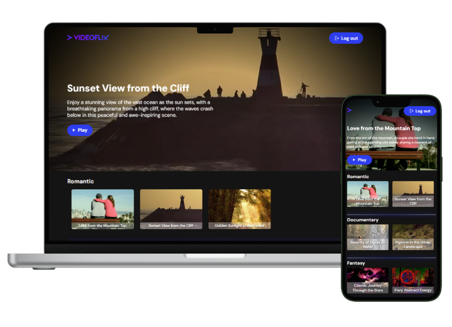 Videoflix – Video-Streaming-Plattform